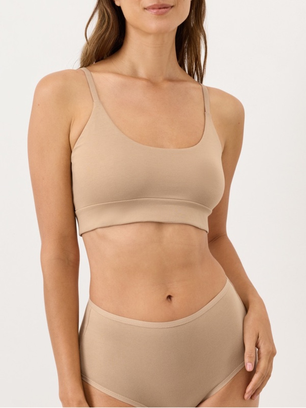 NEW pact organic everyday Modern Scoop Bralette S